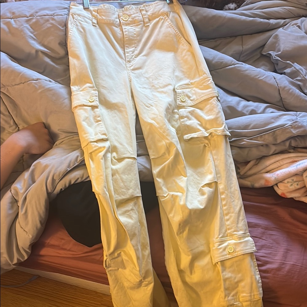Yellow Cargo Pants never worn